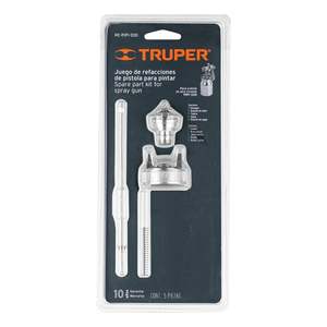 Piezas de repuesto para pistola de pintura HVLP de grado Industrial Truper, fuente de alimentación neumática, aleación de alimentación de presión por gravedad de alta presión - Product Image 1