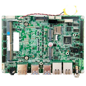 เมนบอร์ดอุตสาหกรรมแบบไร้พัดลม X86 รุ่นที่ 8 I7/i5/i3 พอร์ต LAN คู่ 12-24V LVDS/EDP DDR4 เมนบอร์ดแบบรวม Core I7 - Product Image 1