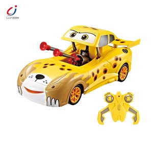 Chengji Rc Shooting Car Children <strong>Multi</strong> <strong>Function</strong> Light Sound <strong>Remote</strong> <strong>Control</strong> Vehicle Soft Bullet Shooting Rc Car - Product Image 3