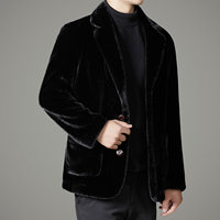 Veste Courte en Fausse Fourrure Végane Marron Élégante pour Homme – Fabricant