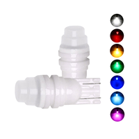 24V 12V T10 ampoule LED 194 W5W 2835 3SMD ampoules de voiture lentille en céramique pour courtoisie dôme carte porte plaque d'immatriculation feu de stationnement