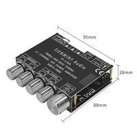 Module d'amplificateur de puissance audio 2.1 canaux YS-S100L avec réglage des tonalités et subwoofer puissant