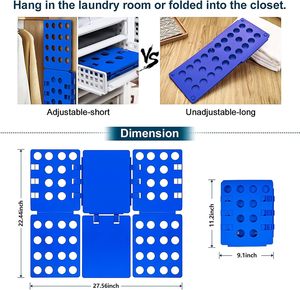 แผ่นพับผ้าหลากสี วัสดุ PP สำหรับจัดระเบียบเสื้อผ้า ซักรีด - Product Image 3