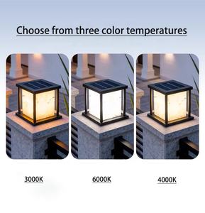 Luces solares LED para pilares de cerca, de 25/30/40 cm, para exteriores, de fábrica china - Product Image 3