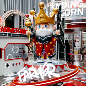 CS071 Oversized <b>Kettlebell</b> Frp Statue Custom Art Sculpture For Gym Entrance Fitness Studio Decor Commercial Space Outdoor - Product Image 4