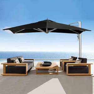 Sofás de Jardín de Teca de Lujo para Todo Clima, Conjuntos de Muebles Modernos para Exteriores, Sofá Seccional para Patio, Villa, Jardín, Sofá de Madera de Teca - Product Image 2