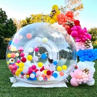 Ventes chaudes : Dôme gonflable en forme de bulle, tente transparente en PVC pour les fêtes d'anniversaire des enfants, utilisation en intérieur et en extérieur