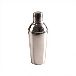 Shaker à cocktails en acier inoxydable avec passoire intégrée pour la préparation de cocktails et de mocktails, idéal pour les restaurants, hôtels et bars (vente en gros) - Product Image 1