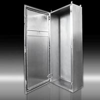 Boîtier de distribution en acier inoxydable poli IP55 304/316 pour l'électronique et les instruments