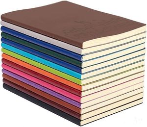 Carnet A5 en PU à couverture souple, thème couleur, gaufrage, logo personnalisé pour entreprise, carnet d'apprentissage, vente en gros - Product Image 1