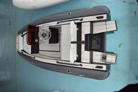 Bateau semi-rigide (RHIB) de 390 cm avec coque en aluminium, gonflable, en PVC Mehler, 6 places avec cabine de luxe pour bateau d'appoint de yacht, fabriqué en Chine, logo personnalisé