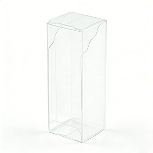 Boîte d'emballage rectangulaire en PVC transparent recyclable sur mesure, impression dorée, qualité alimentaire, pour cadeaux, artisanat, gâteaux, <span class=keywords><strong>poudre</strong></span> <span class=keywords><strong>libre</strong></span> - Product Image 3