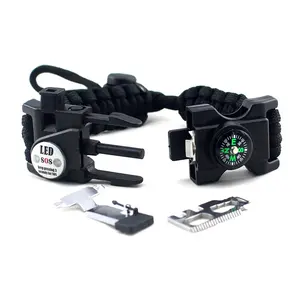 Outdoor barato Outdoor Survival Tools Camping Survival Bracelet