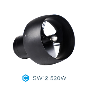 CubeMars SW12 48V520W Propulseur sous-marin 12kgf de poussée 30m de profondeur pour USV ROV <span class=keywords><strong>Bateau</strong></span> <span class=keywords><strong>Moteur</strong></span> BLDC étanche en alliage d'aluminium CNC pour drone - Product Image 2