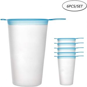 Échantillon gratuit de gobelet pliable souple en TPU 200 ml sans BPA, portable pour course à pied, randonnée, camping, voyage et activités de plein air - Product Image 2