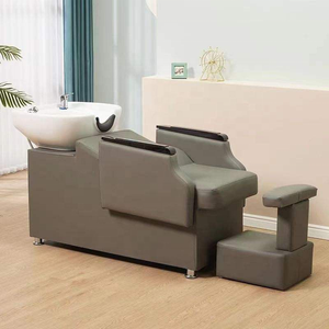 High End Custom Color Barbershop Salon Furniture Comfortable Head Spa <b>Shampoo</b> Chairs With Ceramic Bowl <b>for</b> <b>Hair</b> Salon SPA - Product Image 2