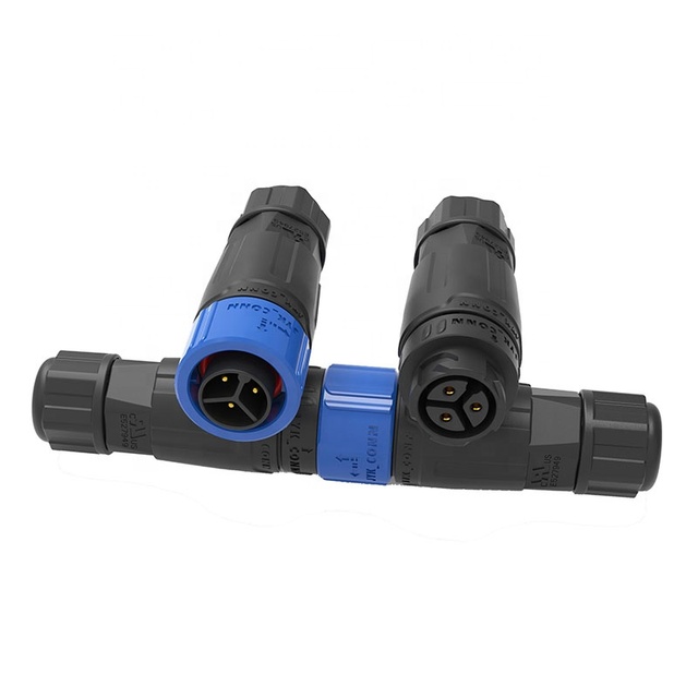 Outdoor Electrical Connectors JQ16 4 Pin Plug Connector Socket Male Female 300V IP67 Waterproof