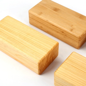 Bán buôn chất lượng chống trượt handstand Thể dục dụng cụ đào tạo gạch tre tự nhiên tái chế Yoga khối rắn gỗ Yoga gạch - Product Image 6