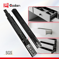 Glissières télescopiques robustes Goodcen en fer à fermeture douce de 45 mm pour tables de salle à manger, idéales pour la cuisine et la salle de sport