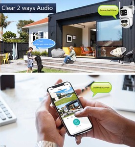 Qearim Hot Bán icsee Xmeye 6MP kép len không dây ngoài trời IP66 nhà Hệ thống an ninh hai cách âm thanh CCTV HD IP Wifi mạng Máy ảnh - Product Image 6