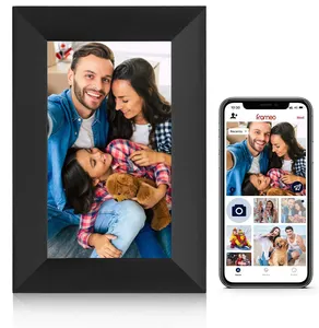 고품질 맞춤형 디지털 포토 프레임 7 인치 터치 스크린 멀티 사용자 공유 사진 및 비디오