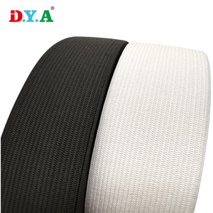 Chất Lượng Cao Nhà Máy Bán Hàng Trực Tiếp Thấp Moq Cổ Phiếu 6Mm ~ 70Mm Đen Trắng May Cao Su Dệt Kim Ban Nhạc Đàn Hồi Cho Đàn Hồi Dây Thắt Lưng - Product Image 3