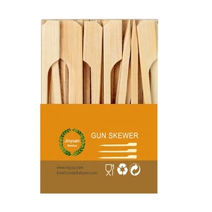 Chất lượng cao biểu tượng tùy chỉnh xiên tre tre dùng một lần mái chèo Pick xiên - Product Image 6