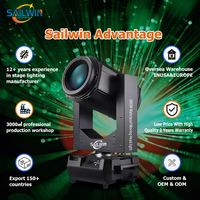 Sailwin CE 380W Lyre Sharpy impermeable escenario cabeza móvil luz al aire libre IP65 cabeza móvil cielo haz reflector para eventos teatro