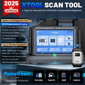 新XTOOL IP919专业全系统自动诊断工具，配有FCA电子控制单元编码双向控制车载诊断扫描仪 - Product Image 2