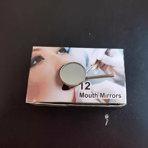 Espejo bucal Heidefee, lente cóncava de acero inoxidable, herramienta de cuidado bucal dental de 22mm y 24mm - Product Image 1