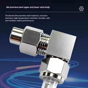 เกจวัดระดับน้ำแบบหลอดแก้วออร์แกนิกสำหรับถังเก็บน้ำ PTFE ทนความร้อนสูงและทนกรดด่าง ปรับแต่งได้ ผลิตในจีน ทนไฟ - Product Image 2