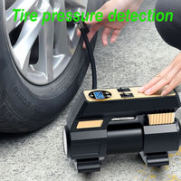 HY Car Air Compressor 12V Portable Electric Car Air Pump Tire Inflator Pumb Auto Tyre Pumb for Car Motorcycle Bicycle