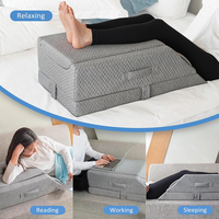 SUREWALHOME coussin de soutien des jambes personnalisé en usine pour repose-pieds maison oreiller de soutien ergonomique avec poignée portable