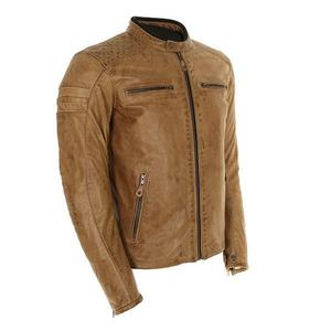 เสื้อแจ็กเก็ตมอเตอร์ไซด์หนังแท้สำหรับผู้ชายเสื้อแข่งมอเตอร์ไซด์ - Product Image 2