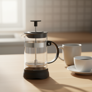 Espumador de leche manual Vista de acero inoxidable para espumar café, té y leche - Product Image 3