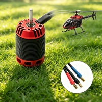 Moteur brushless haute vitesse 3800KV/1850KV pour hélicoptère RC, compatible avec les pièces d'avion modèle Align T-Rex 450 DFC Trex RC