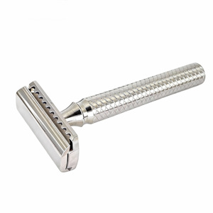 Maquinilla de Afeitar de Seguridad de Doble Filo, Cero Desperdicio, Ideal para <span class=keywords><strong>Piernas</strong></span> de <span class=keywords><strong>Hombre</strong></span>, Afeitado Suave y Preciso - Product Image 1