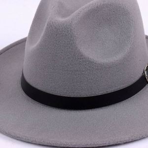 Nouveau Chapeau en feutre uni 2026 pour enfants, style rétro britannique jazz, unisexe, à bord plat, haut de gamme, pour la pêche - Product Image 3