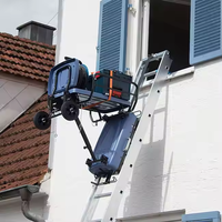 Elevador Móvil Eléctrico Pequeño en Oferta, Elevador de Cuerda de Acero para Techos, Elevador de Paneles Solares, Elevador de Paneles Fotovoltaicos de Vidrio