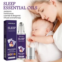 Roll-on de soutien avancé pour le sommeil avec mélatonine et aromathérapie aux herbes de bergamote pour une relaxation profonde 10ml