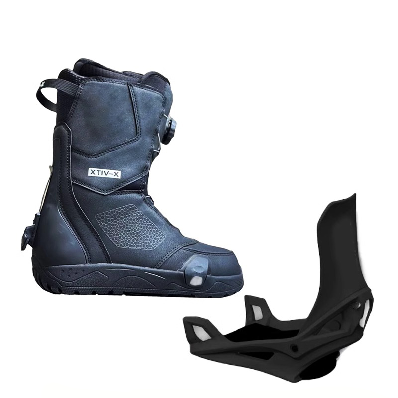 Botas Negras + Ataduras Negras