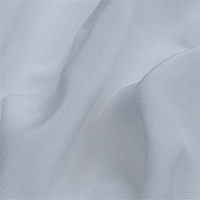 Tissu en crêpe de Chine 100% soie pure PFD CDC blanc naturel 12m/m 44'' pour la teinture, qualité supérieure 6A