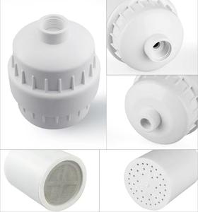 Purificador de filtro de gel de cabezal de ducha de vitamina <span class=keywords><strong>C</strong></span> de color negro de 20 etapas con 1 cartucho de filtro de repuesto adicional OEM - Product Image 6