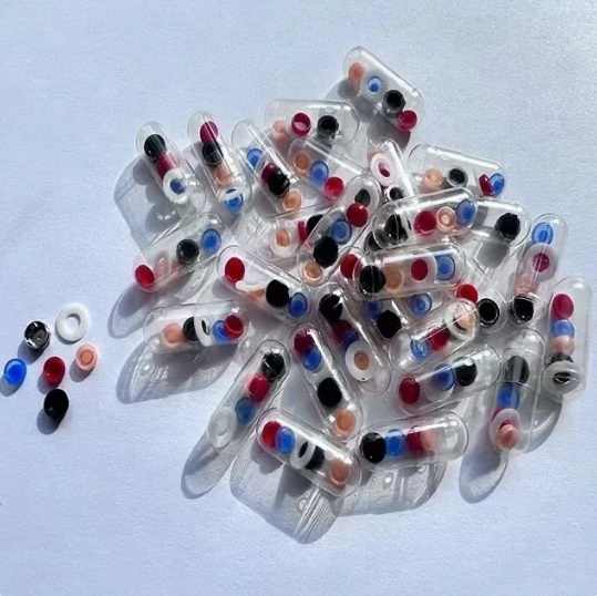 Rhein83 Standard Silicone Clear Caps For Lock Overdenture Attachment - 1800g, 10 Pack