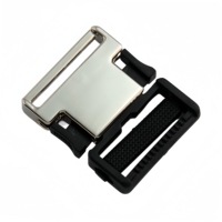 Boucle à dégagement rapide en alliage de zinc - Réglable, durable, écologique, design tactique professionnel pour accessoires de colliers pour chiens