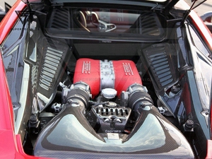 Kingdom — housses de compartiments de moteur en Fiber de carbone, <span class=keywords><strong>4</strong></span> pièces, protecteurs d'écran pour Ferrari 458 italien et spéciaux - Product Image 5