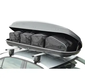 2024 600L车顶包装塑料货箱原产欧洲ABS黑白蓝色SUV车顶箱