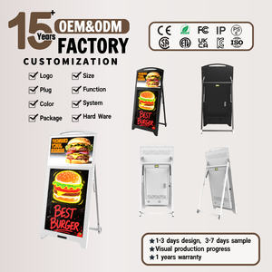 Pantalla LCD Publicitaria Portátil OEM a Todo Color de 21.5 Pulgadas con Batería Recargable para Uso en Interiores - Product Image 2