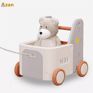 Carrello Spingi e Tira per Bambini in Plastica Personalizzato OEM ODM, 4 Funzioni, Giocattolo Cavalcabile per Bambini, Ampio Spazio per le Gambe, Controllo della Velocità - Product Image 1