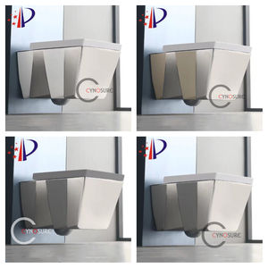 WC suspendu rectangulaire sans cadre, modèle européen, avec abattant de toilettes - Product Image 3